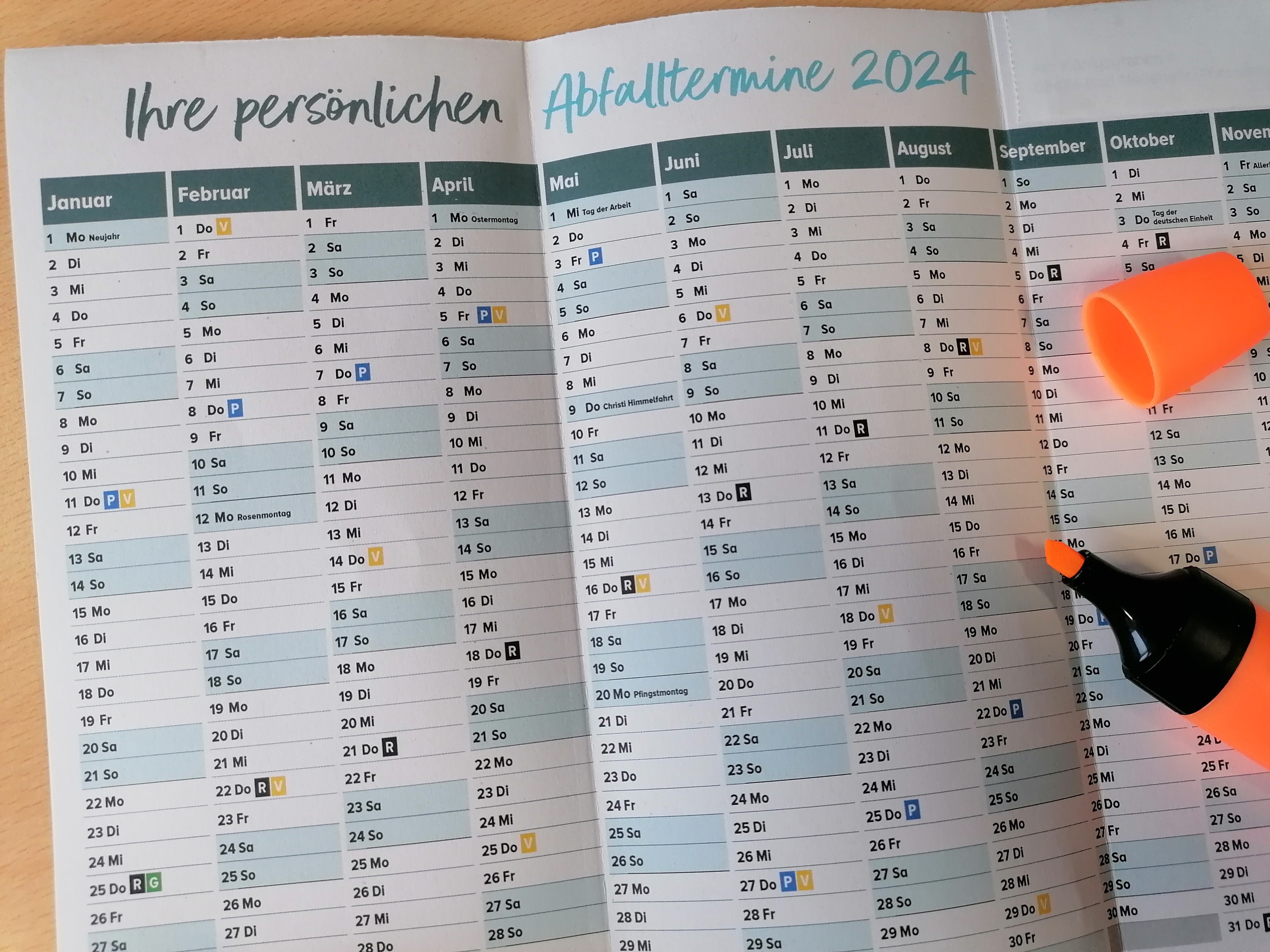 Verteilung der Abfallkalender 2024 entfällt-1